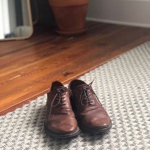 Frye Paul Bal Oxford Cognac